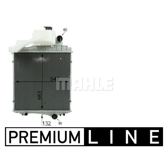 Radiator tractor John Deere - AL156288