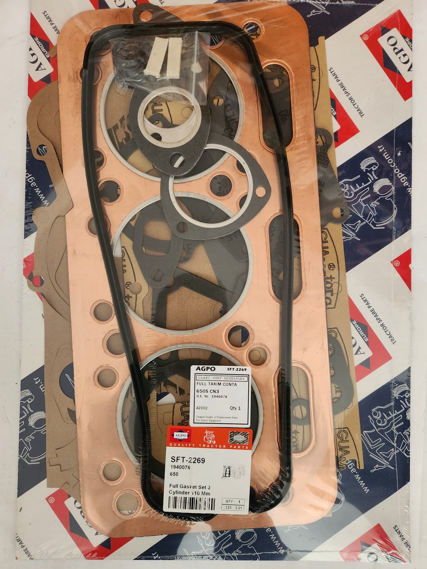 Set garnituri motor tractor Fiat - 23/70-266